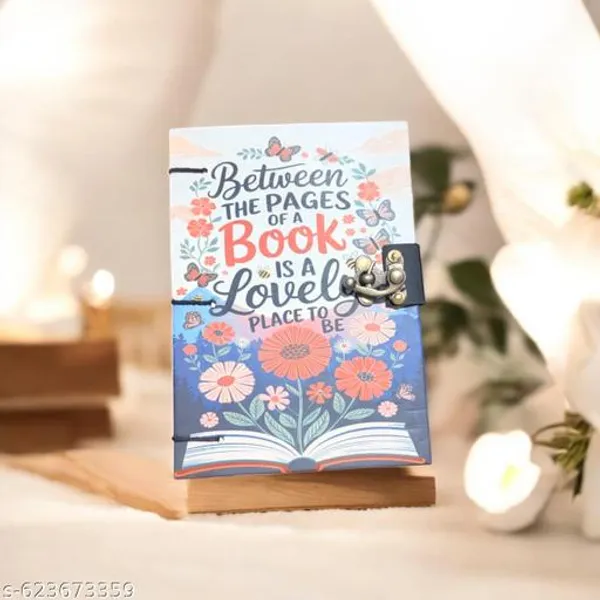 Premium_A5_Floral_Notebook_With_Inspirational_Book_Quote_200_Pages_Beautiful_Matte_Cover_Diary