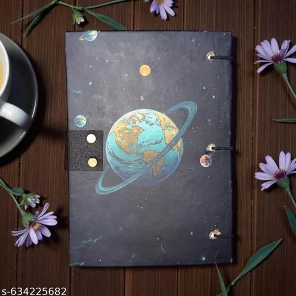 Vintage_A5_Globe_Diary_With_200_Unruled_Pages_And_Planet_Earth_Cover_For_Writing_Sketching_And_Daily_Journaling