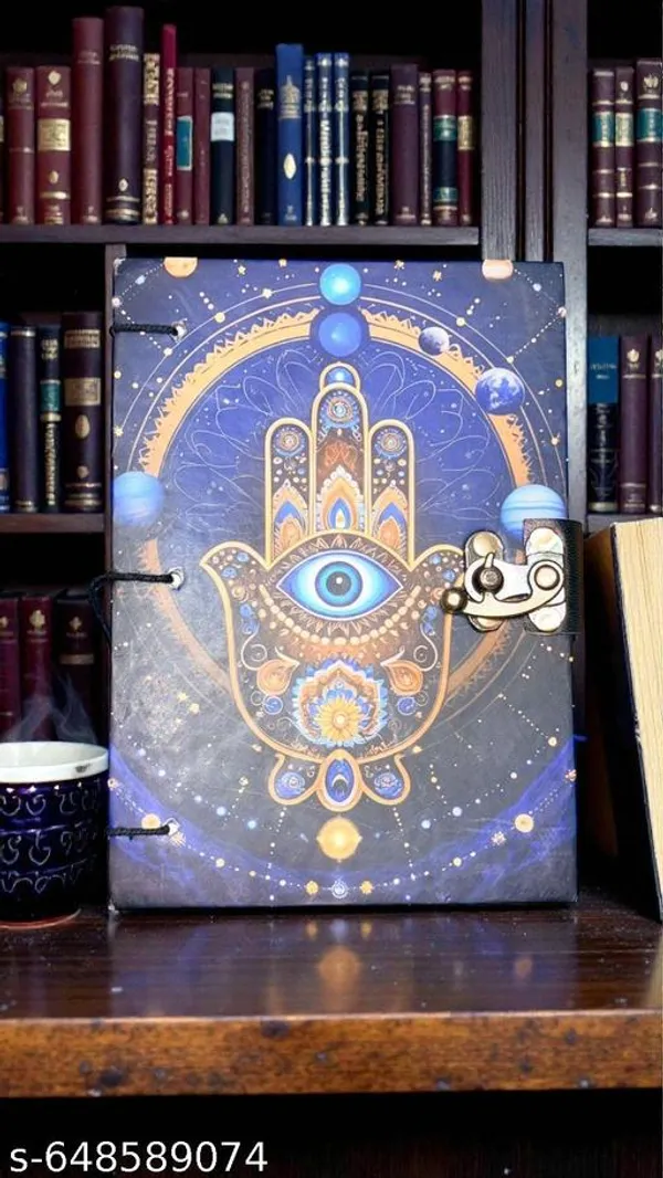 Vintage_Premium_A5_Lock_Diary_With_200_Pages_And_Hamsa_Hand_Design_For_Writing_Journaling_And_Daily_Notes