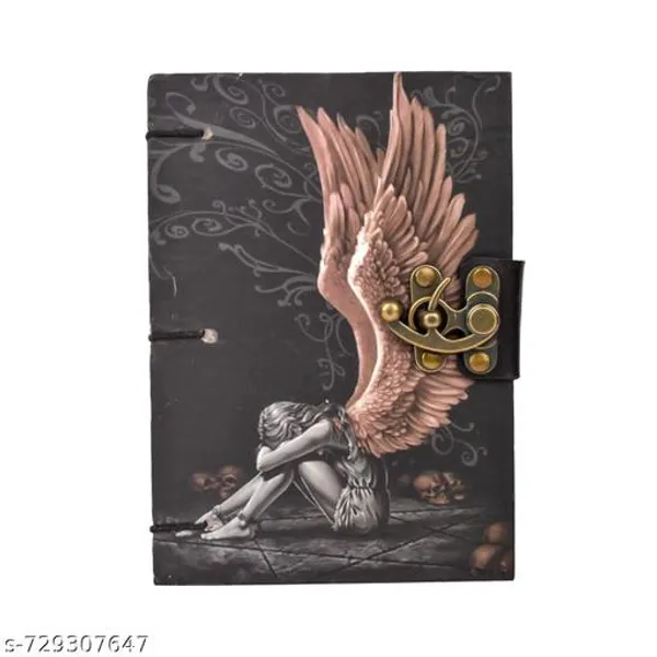 Handmade_Printed_Cardboard_Journal_Diary_With_Buckle_Lock_Unruled_200_Pages_Notepad_Personal_Diaries_For_Men_And_Women
