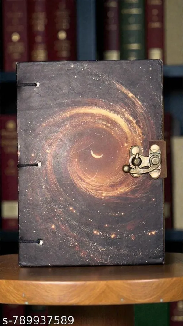 Vintage_Premium_A5_Lock_Diary_Notebook_With_160_Unruled_Pages_Classic_Cardboard_Cover_Journal_For_Writing_Sketching_And_Personal_Travel_Notes