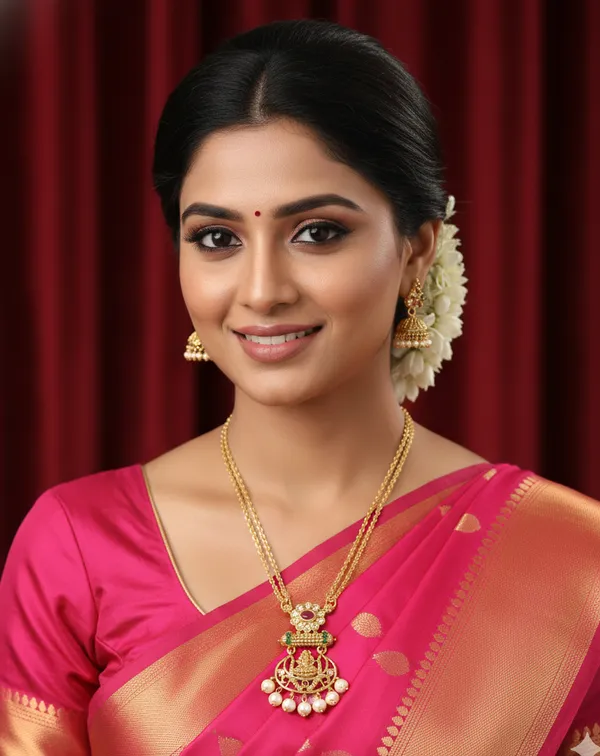 Gold_Alloy_Pendant_With_Chain_For_Women