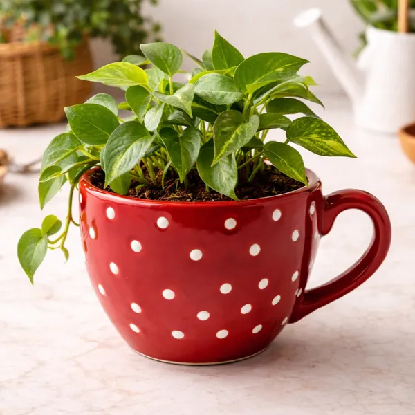 Polka_Dot_Ceramic_Pot
