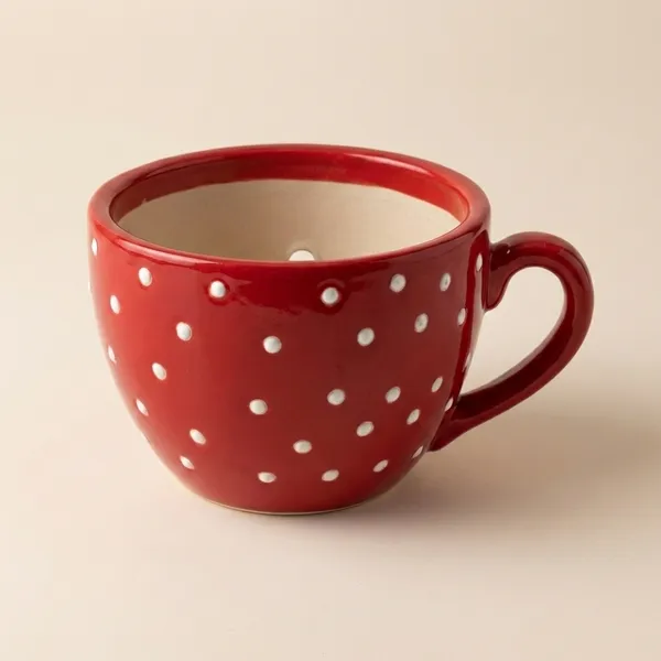 Polka_Dot_Ceramic_Pot