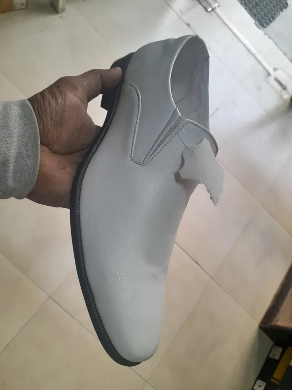 Grey_Leather_Shoe_Upper_Component_For_Men