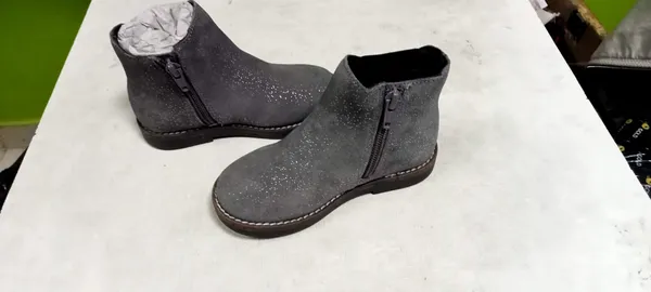 Grey_Leather_Ankle_Boots_For_Kids