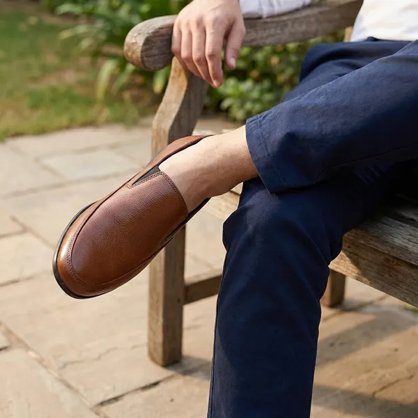 Tan_Brown_Synthetic_Leather_Casual_Slip_On_Shoes_For_Men