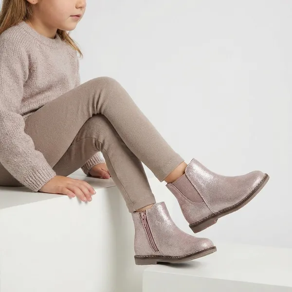 Grey_Shimmer_Leather_Kids_Ankle_Boots_Shimmer_For_Kids