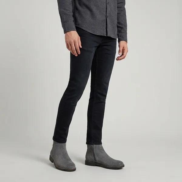 Grey_Leather_Ankle_Boots_For_Kids