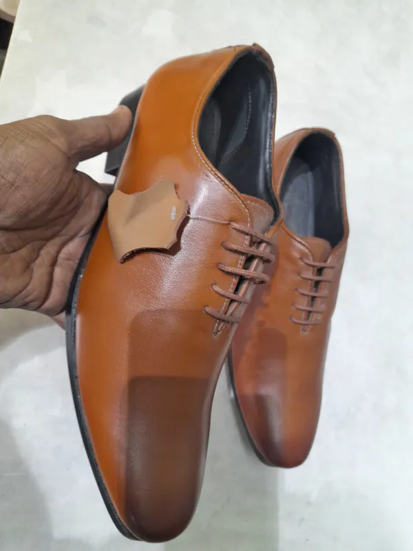 Tan_Brown_Synthetic_Leather_Oxford_Shoes_For_Men
