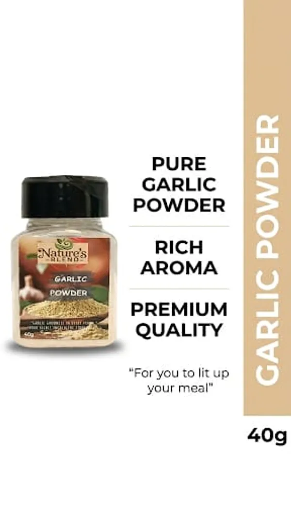 Nature'S_Blends_Chaat_Masala_-_Authentic_Indian_Spice_Mix_And_Nature'S_Blends_Garlic_Powder_-_40G_Pack_Of_7