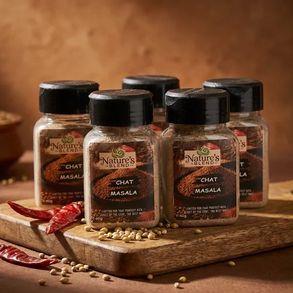 Nature'S_Blends_Chaat_Masala_-_Authentic_Indian_Spice_Mix_And_Nature'S_Blends_Garlic_Powder_-_40G_Pack_Of_7