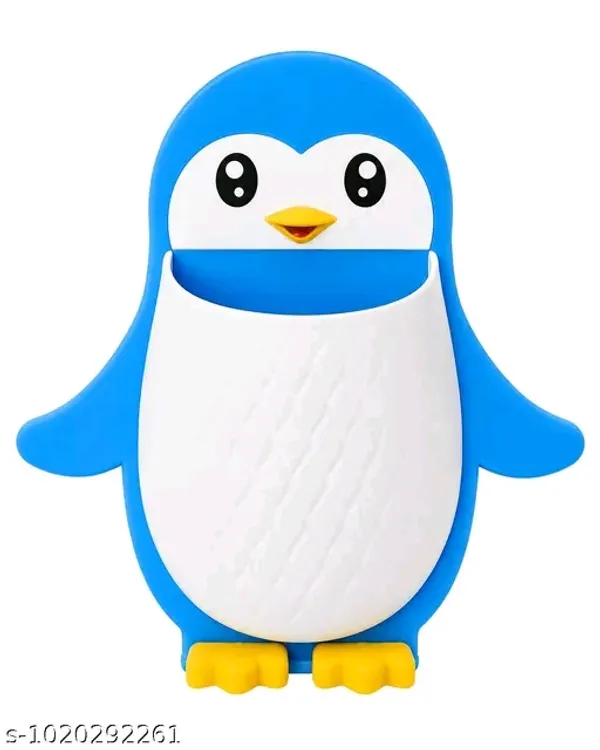 Cute_Penguin_Silicone_Wall_Organizers_|_Self_Adhesive_No_Drill_Multipurpose_Storage_Holders_for_Bathroom,_Kitchen_&_Bedroom_|_Blue,_Pink_&_Black_|_Pack_of_3
