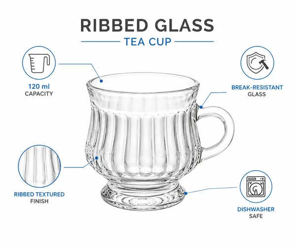 Ribbed_Glass_Tea_Cups_Set_of_6,_120_ml_Each_|_Break-Resistant_Chai_Glass_Cups_for_Hot_&_Cold_Beverages_|_Coffee,_Espresso,_Tea_Serving_Set
