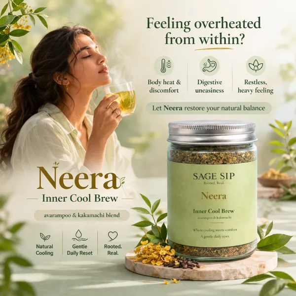 Neera_-_Inner_Cool_Brew_-_Ayurvedic_Herbal_Tea_With_Aavarampoo,_Kakamachi_&_Tulsi