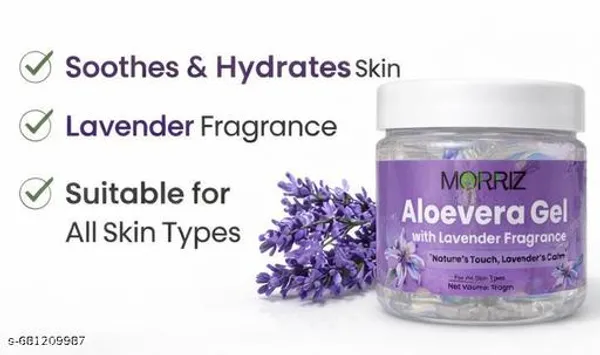 Morriz_Aloe_Vera_Gel_With_Lavender_Soothing_Hydrating_Moisturizer_For_Sunburn_Acne_And_Glowing_Skin_100G