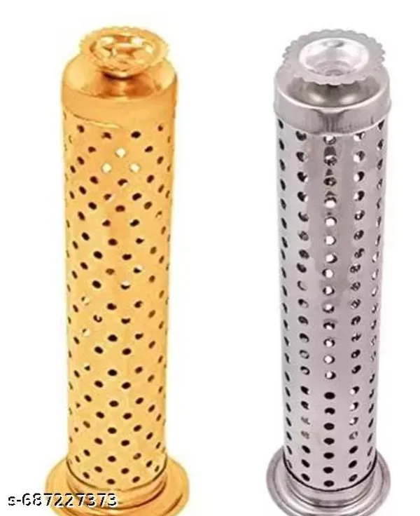 Gold_Silver_Incense_Holder_With_Perforated_Design_Durable_Rust-Resistant_Dhoop_Stand_Ash-Free_Long_Stick_Holder_For_Home_Temple_Meditation_Daily_Pooja
