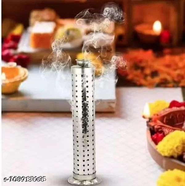 Stainless_Steel_Agarbatti_Stand_Holder_Pack_Of_2_Perforated_Ash_Catcher_Incense_Stick_Stand_Durable_Puja_Home_Fragrance_Accessory_Buy_1_Get_1_Offer