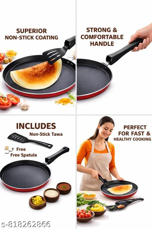 Latest_Non_Stick_Tawa_Pan_For_Dosa_And_Gas_Compatible_With_Soft_Touch_Handles
