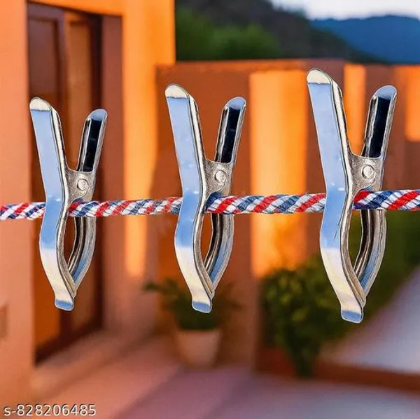 Heavy_Duty_Stainless_Steel_Cloth_Clips_With_Inner_Spring_Rust_Free_Metal_Clips_For_Drying_Clothes_Multipurpose_Strong_Grip_Clips_For_Balcony_Laundry_Kitchen_Set_Of_12