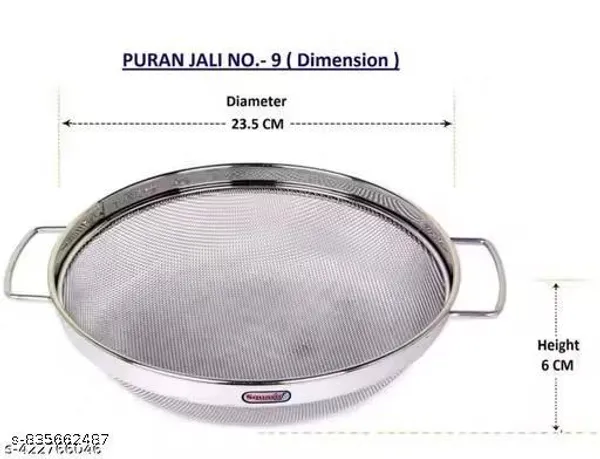 Stainless_Steel_Puran_Jali_For_Washing_Rice_Fruits_Vegetables_And_Grains_Dia_23Cm