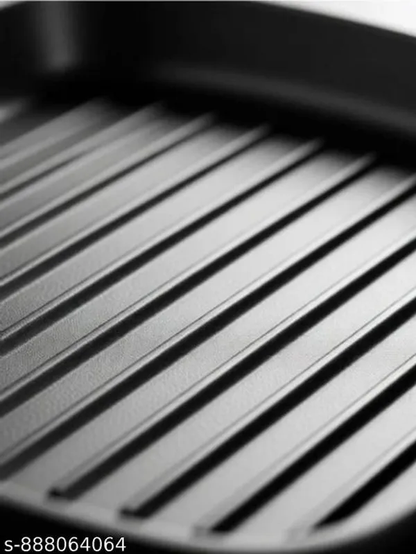Square_Grill_Pan_Sandwich_Grill_Pan_Kebab_Grill_Pan_Multipurpose_Pan_Hammertone_Grill_Pan_23Cm_Diameter_1_L_Capacity_Aluminium_Non_Stick