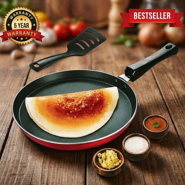 Latest_Non_Stick_Tawa_Pan_For_Dosa_And_Gas_Compatible_With_Soft_Touch_Handles