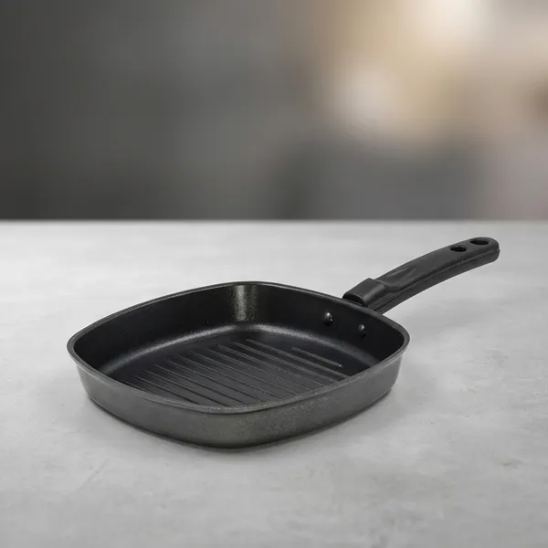 Square_Grill_Pan_Sandwich_Grill_Pan_Kebab_Grill_Pan_Multipurpose_Pan_Hammertone_Grill_Pan_23Cm_Diameter_1_L_Capacity_Aluminium_Non_Stick