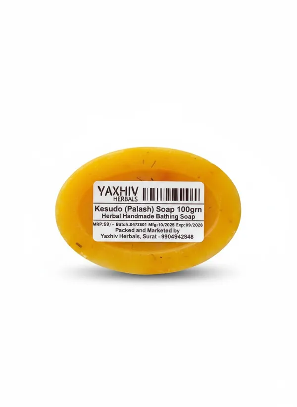 Kesudo_Palash_Soap_100Gm_Herbal_Handmade_Bathing_Soap_(Pack_of_8)