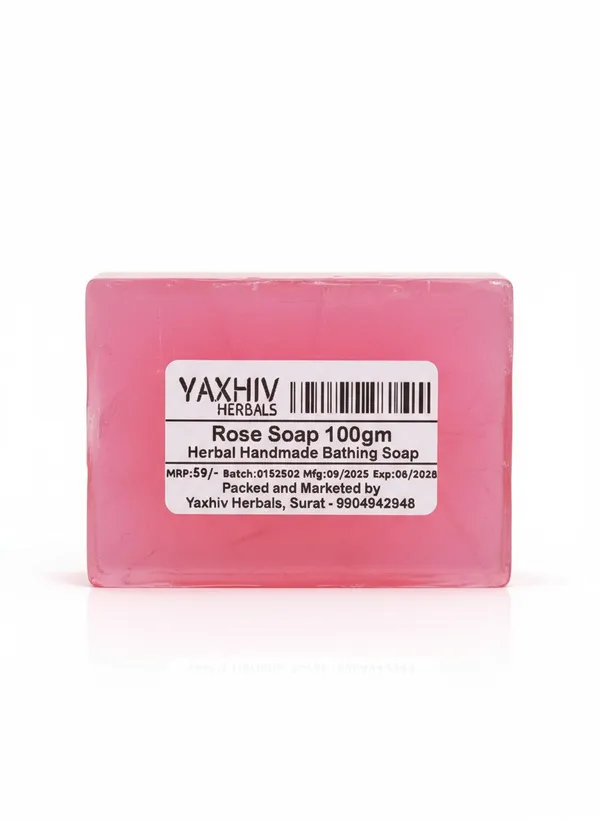 Rose_Soap_Handmade_Herbal_Bathing_Soap_100G_(Pack_of_8)