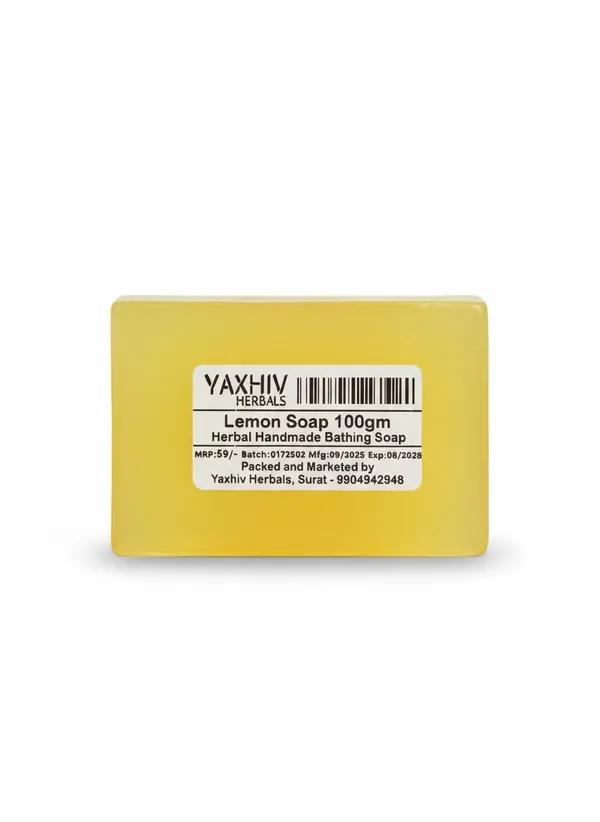 Lemon_Soap_100Gm_Herbal_Handmade_Bathing_Soap_(Pack_of_8)