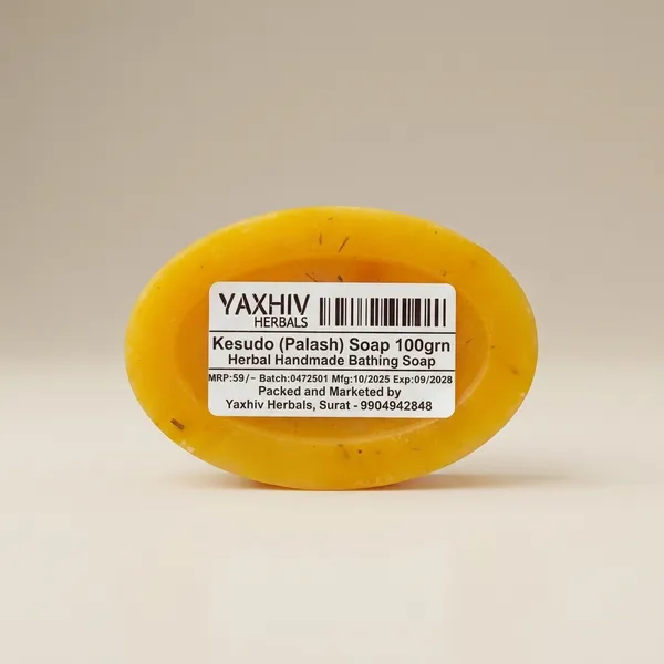 Kesudo_Palash_Soap_100Gm_Herbal_Handmade_Bathing_Soap_(Pack_of_8)