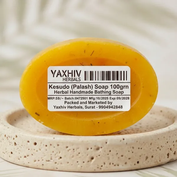 Kesudo_Palash_Soap_100Gm_Herbal_Handmade_Bathing_Soap_(Pack_of_8)