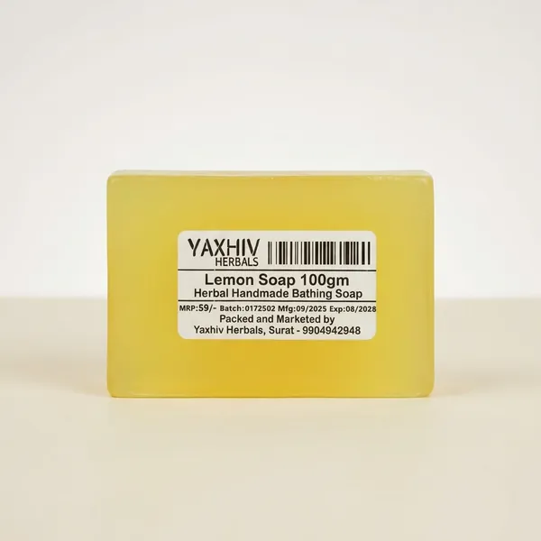 Lemon_Soap_100Gm_Herbal_Handmade_Bathing_Soap_(Pack_of_8)