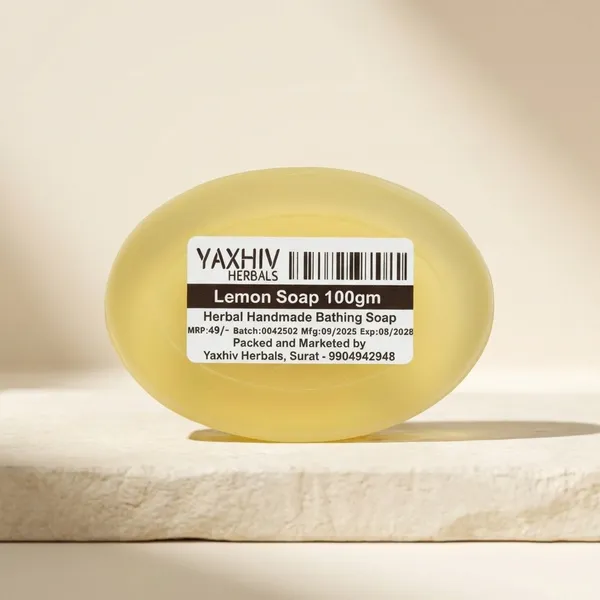 Lemon_Soap_100Gm_Herbal_Handmade_Bathing_Soap_(Pack_of_8)