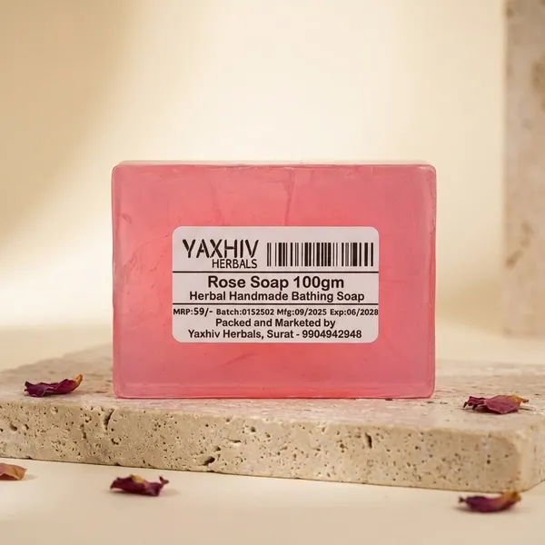 Rose_Soap_Handmade_Herbal_Bathing_Soap_100G_(Pack_of_8)