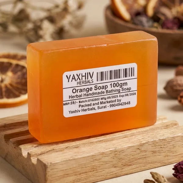 Orange_Soap_100Gm_Herbal_Handmade_Bathing_Soap_(Pack_of_8)