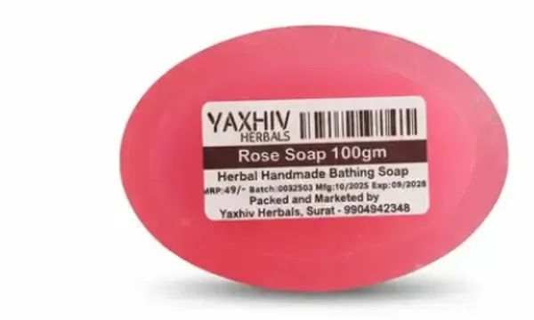 Rose_Soap_100Gm_Herbal_Handmade_Bathing_Soap_(Pack_of_8)