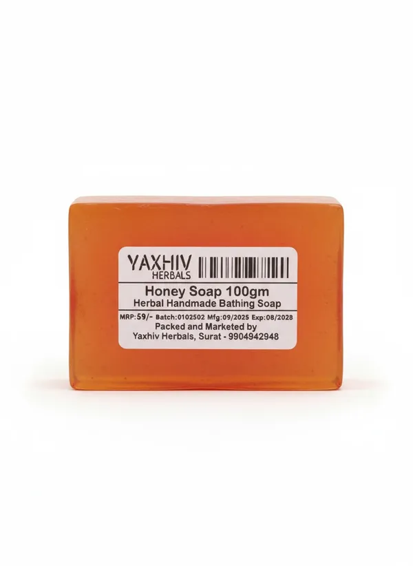 Honey_Soap_100Gm_Herbal_Handmade_Bathing_Soap_(Pack_of_8)