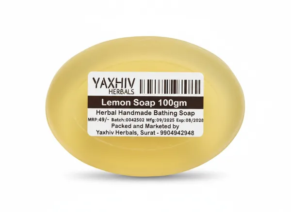 Lemon_Soap_100Gm_Herbal_Handmade_Bathing_Soap_(Pack_of_8)