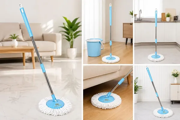 360°_Spin_Mop_with_Stainless_Steel_Handle_and_Microfibre_Head_||_Stainless_Steel_Mop_Stick_with_Adjustable_Handle_for_Floor_Cleaning_||_Magic_pocha_||