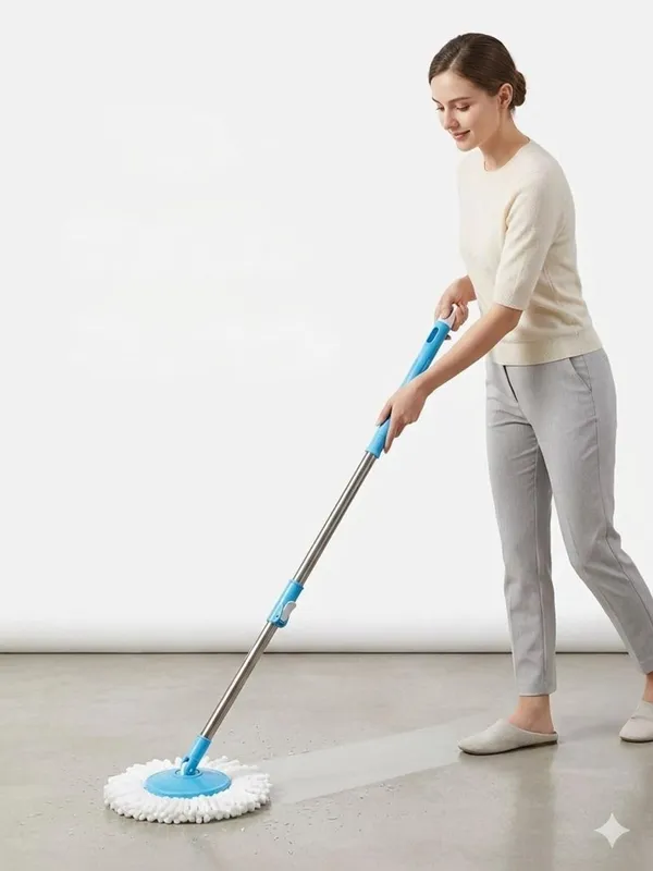 360°_Spin_Mop_with_Stainless_Steel_Handle_and_Microfibre_Head_||_Stainless_Steel_Mop_Stick_with_Adjustable_Handle_for_Floor_Cleaning_||_Magic_pocha_||
