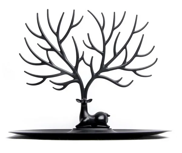 Decorative_Deer_Tree_Jewelry_Organizer_Stand_With_Tray_-_Black