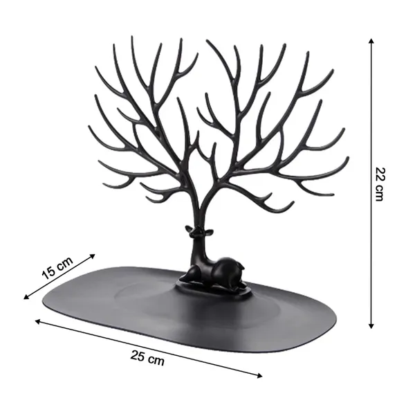 Decorative_Deer_Tree_Jewelry_Organizer_Stand_With_Tray_-_Black