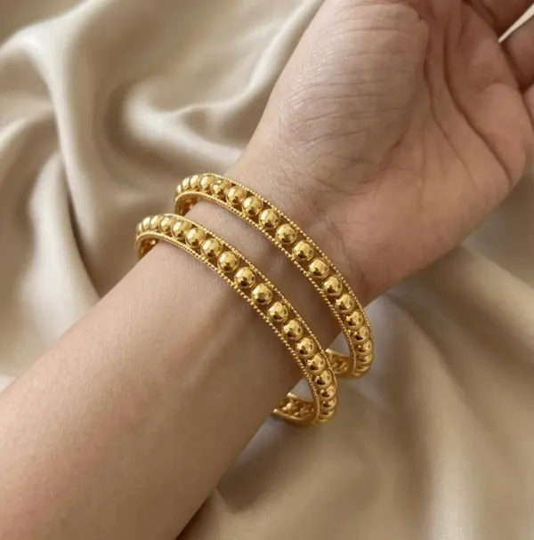 Elegant_Gold_Bead_Designer_Bangles_By_Anu_Fashion