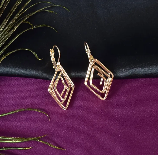 Gold-Plated_Triple-Layer_Diamond_Dangle_Earrings