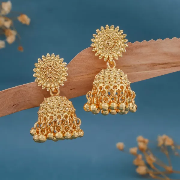 Gold_Premium_Brass_Jhumka_Earrings_For_Women