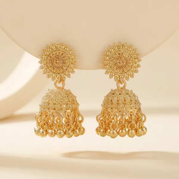 Gold_Premium_Brass_Jhumka_Earrings_For_Women