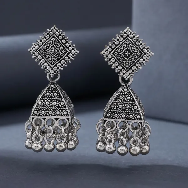 Silver_Premium_Brass_Jhumka_Earrings_For_Women