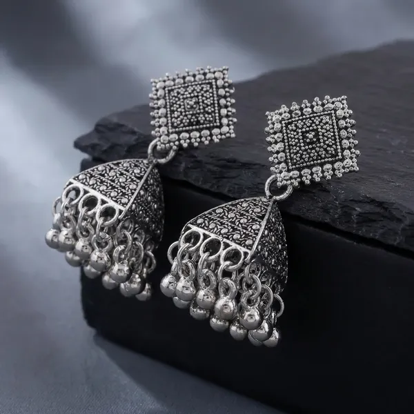 Silver_Premium_Brass_Jhumka_Earrings_For_Women
